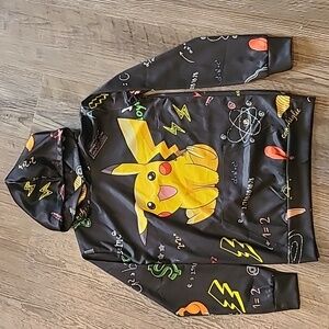 Pokémon Pikachu Hooded Sweatshirt Size Small